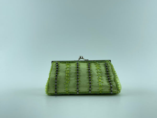 GREEN FANCY LADIES CLUTCH