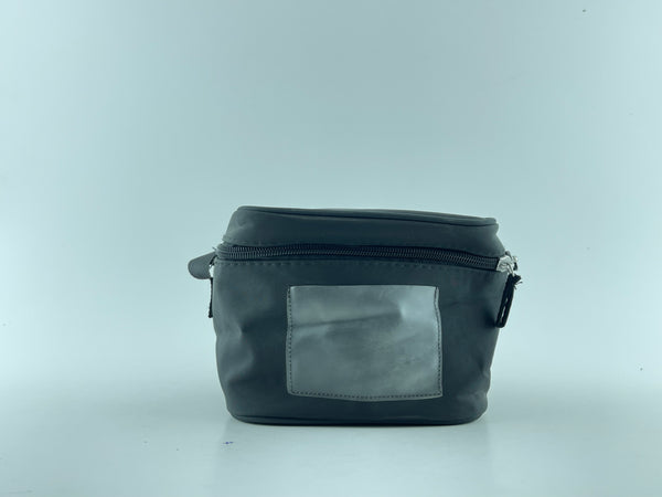 VANITY CASE WITH TRANSPARENT POCKET