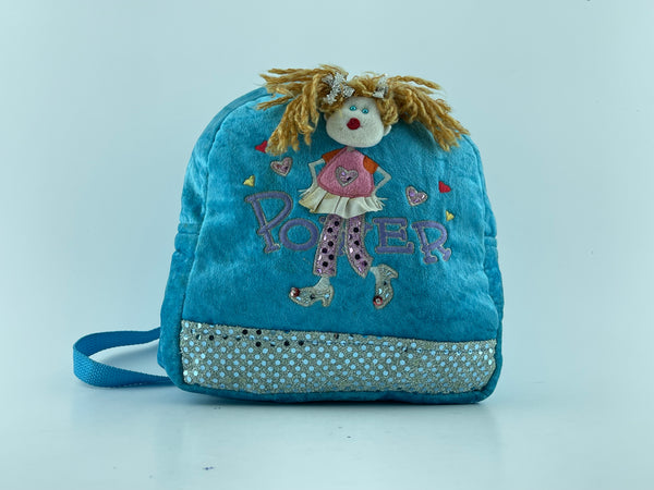 POKER STYLE VELVET BACKPACK