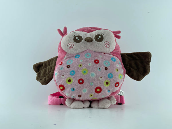OWL SHAPE VELVET KIDS BAG
